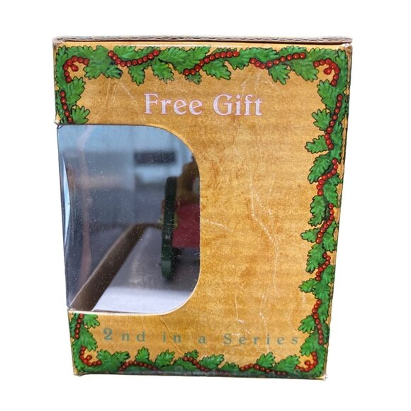 Cherished Teddies Teddy In Sleigh 2000 Enesco 546542 Hanging Ornament - Picture 2 of 7